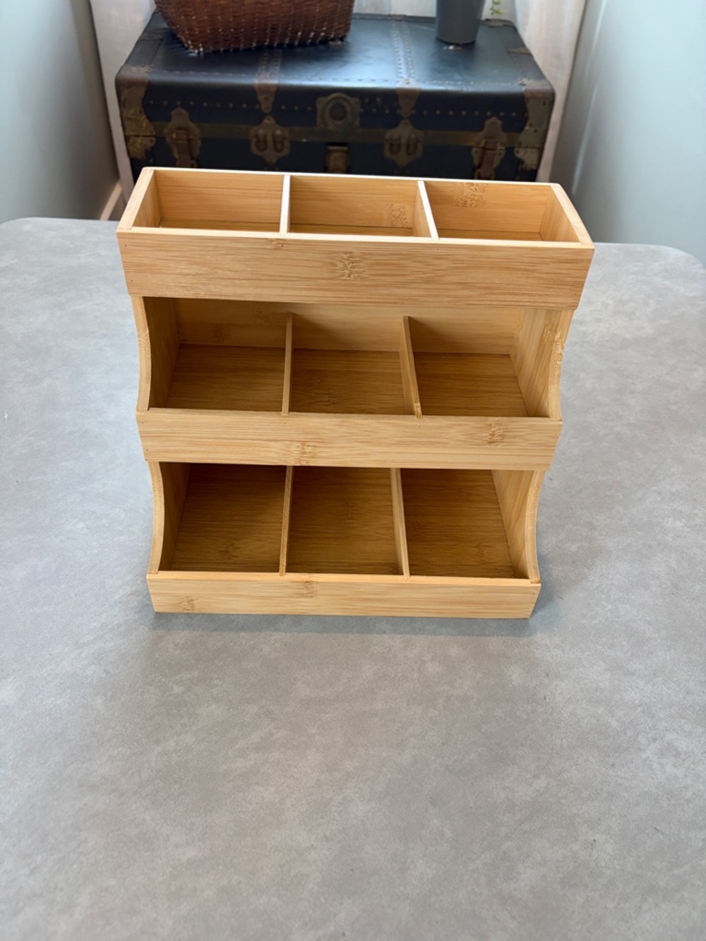 Bamboo 3 Tiered Tea Bag Organizer